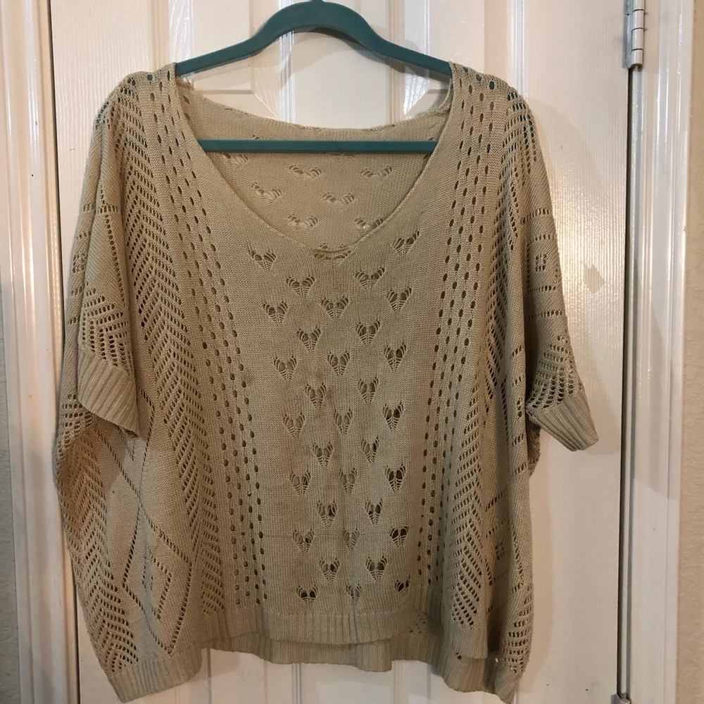 Beige layering sweater